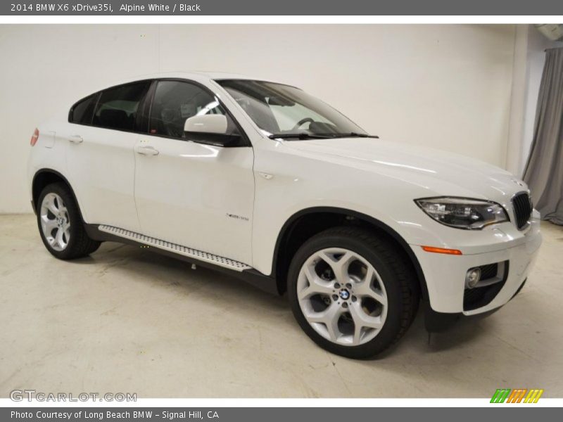 Alpine White / Black 2014 BMW X6 xDrive35i