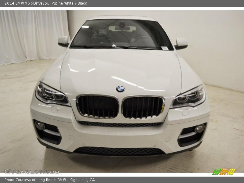 Alpine White / Black 2014 BMW X6 xDrive35i