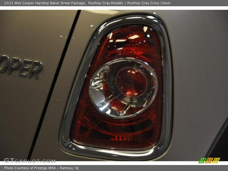 Rooftop Gray Metallic / Rooftop Gray Cross Check 2013 Mini Cooper Hardtop Baker Street Package