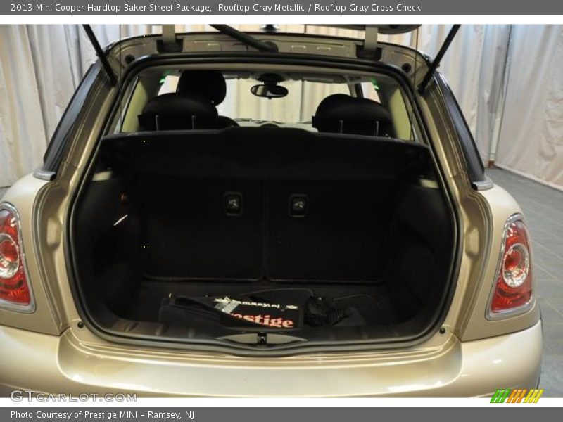 Rooftop Gray Metallic / Rooftop Gray Cross Check 2013 Mini Cooper Hardtop Baker Street Package