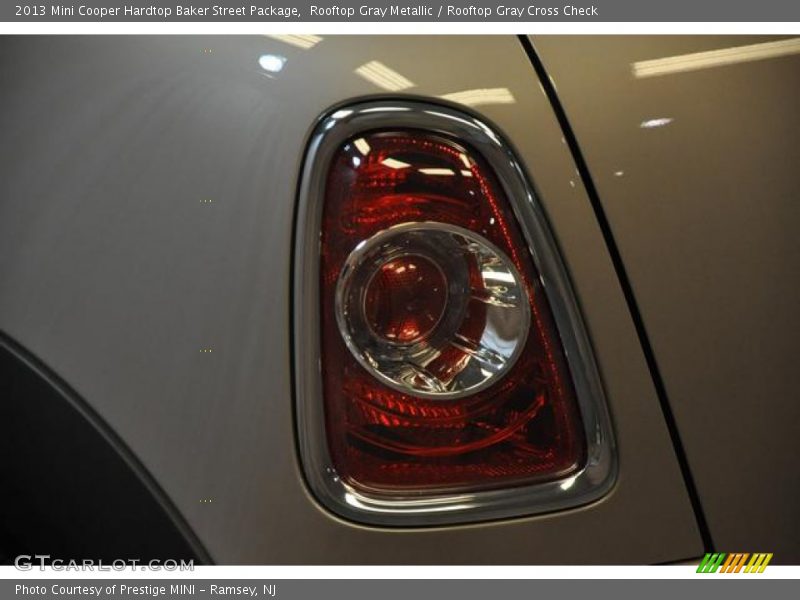 Rooftop Gray Metallic / Rooftop Gray Cross Check 2013 Mini Cooper Hardtop Baker Street Package