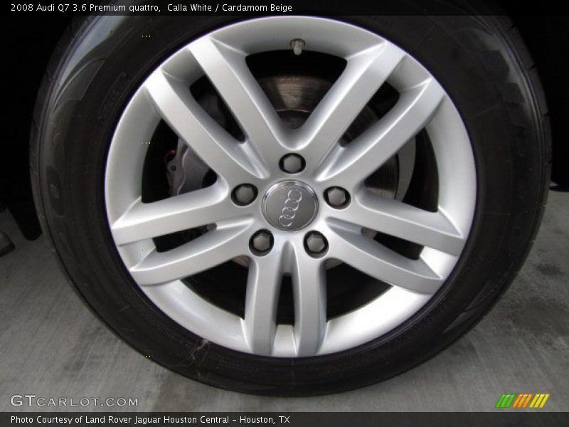 Calla White / Cardamom Beige 2008 Audi Q7 3.6 Premium quattro
