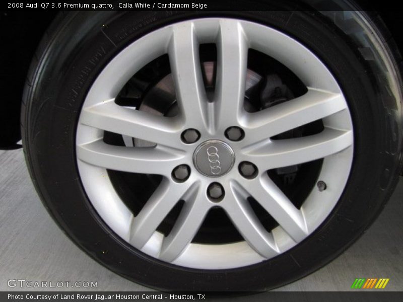 Calla White / Cardamom Beige 2008 Audi Q7 3.6 Premium quattro