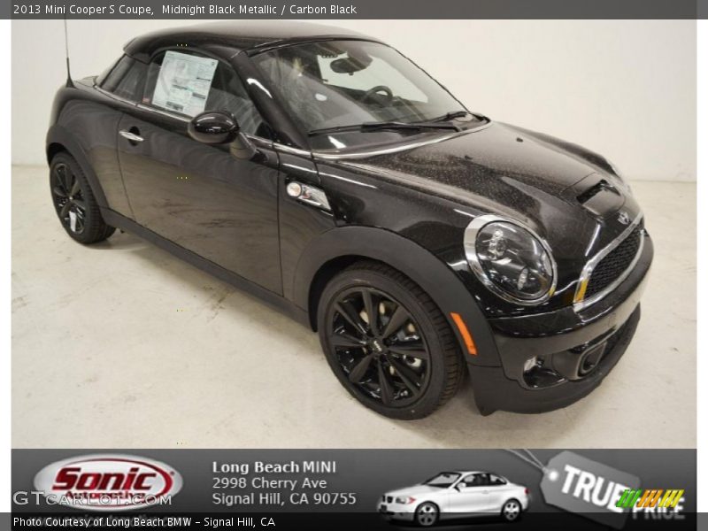 Midnight Black Metallic / Carbon Black 2013 Mini Cooper S Coupe
