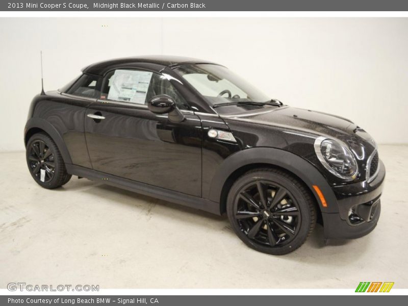 Midnight Black Metallic / Carbon Black 2013 Mini Cooper S Coupe