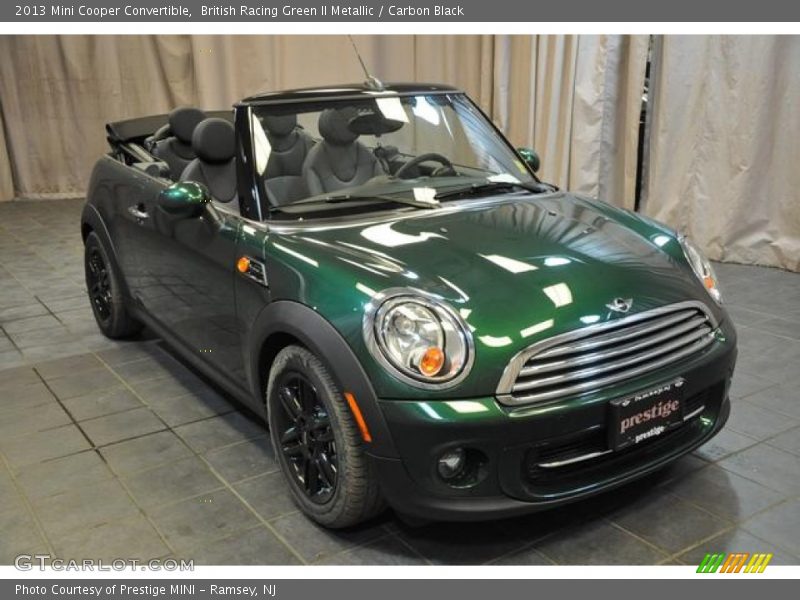 British Racing Green II Metallic / Carbon Black 2013 Mini Cooper Convertible