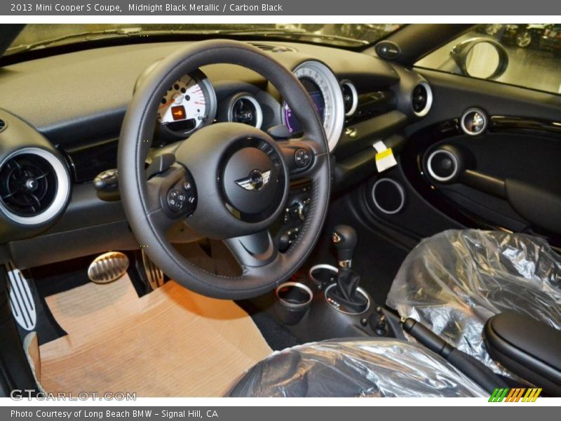 Midnight Black Metallic / Carbon Black 2013 Mini Cooper S Coupe