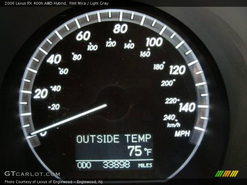 Flint Mica / Light Gray 2006 Lexus RX 400h AWD Hybrid