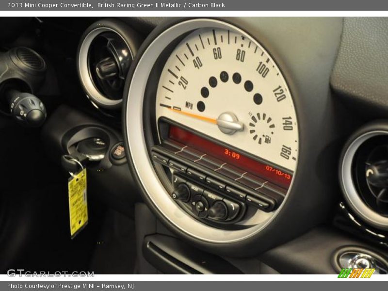 British Racing Green II Metallic / Carbon Black 2013 Mini Cooper Convertible