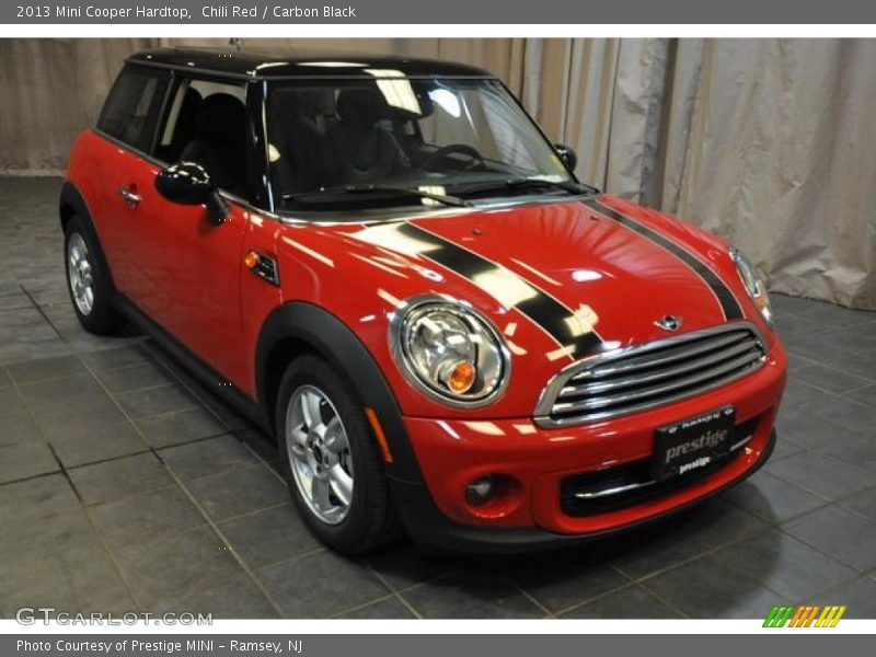Chili Red / Carbon Black 2013 Mini Cooper Hardtop