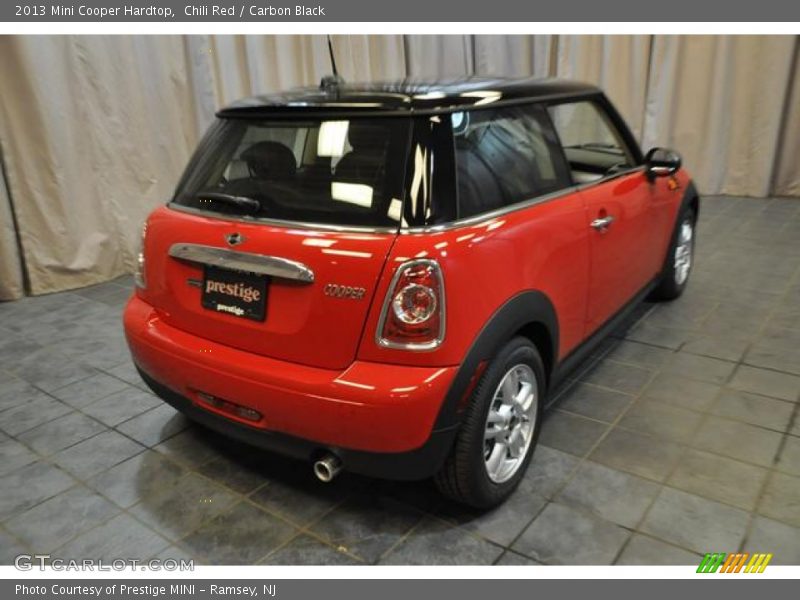 Chili Red / Carbon Black 2013 Mini Cooper Hardtop