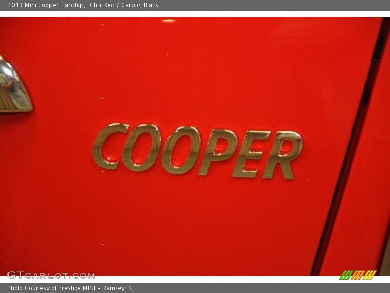 Chili Red / Carbon Black 2013 Mini Cooper Hardtop