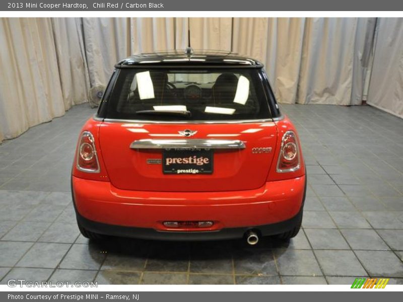 Chili Red / Carbon Black 2013 Mini Cooper Hardtop