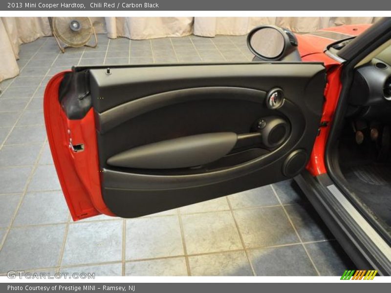 Chili Red / Carbon Black 2013 Mini Cooper Hardtop