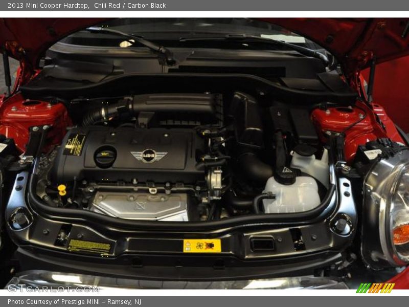 Chili Red / Carbon Black 2013 Mini Cooper Hardtop