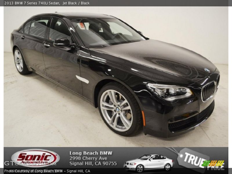 Jet Black / Black 2013 BMW 7 Series 740Li Sedan