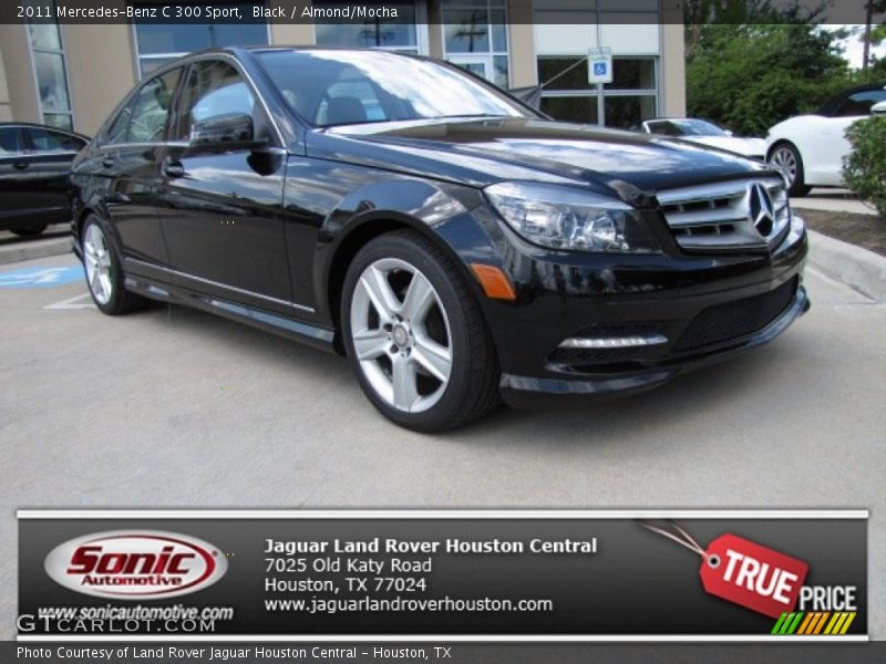 Black / Almond/Mocha 2011 Mercedes-Benz C 300 Sport