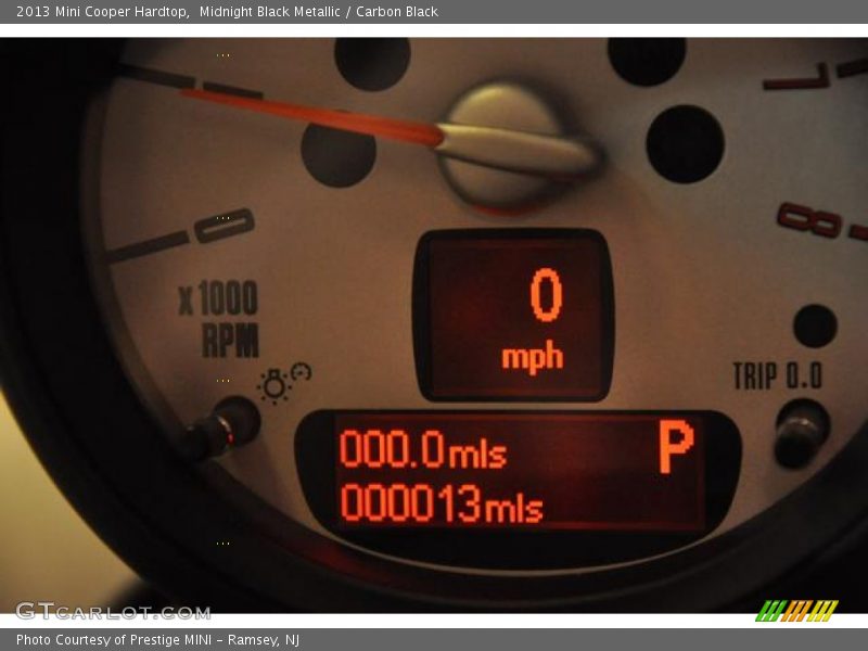 Midnight Black Metallic / Carbon Black 2013 Mini Cooper Hardtop