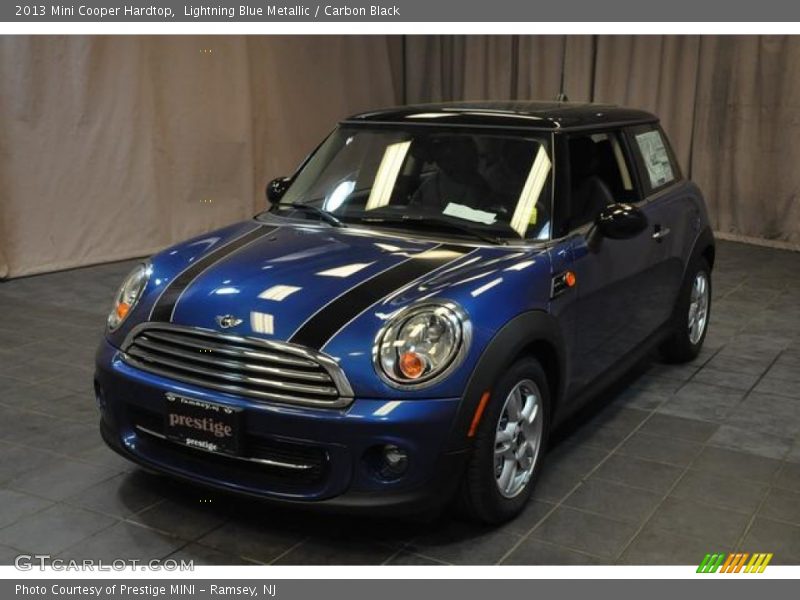 Lightning Blue Metallic / Carbon Black 2013 Mini Cooper Hardtop