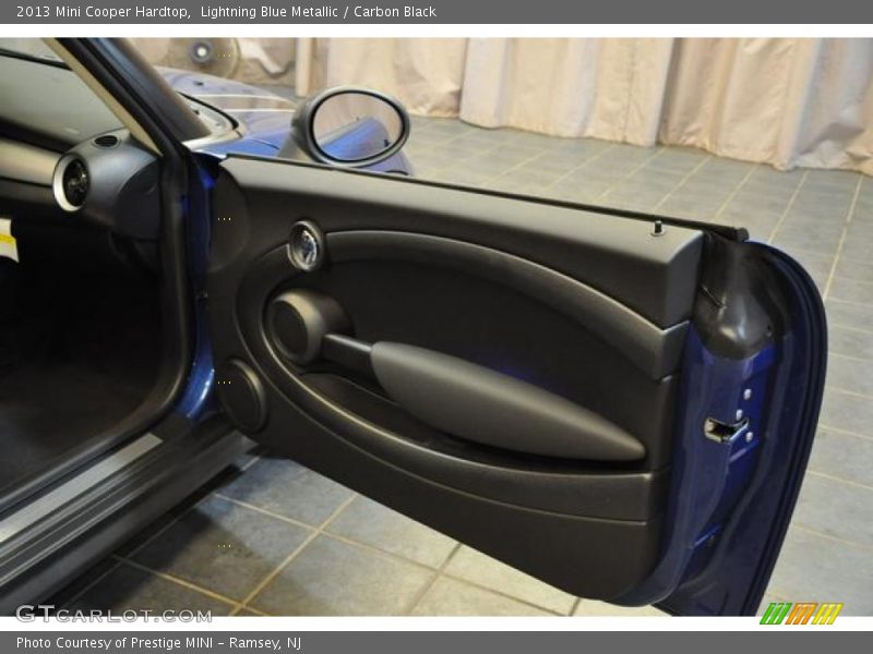 Lightning Blue Metallic / Carbon Black 2013 Mini Cooper Hardtop