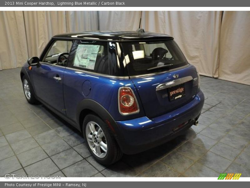 Lightning Blue Metallic / Carbon Black 2013 Mini Cooper Hardtop