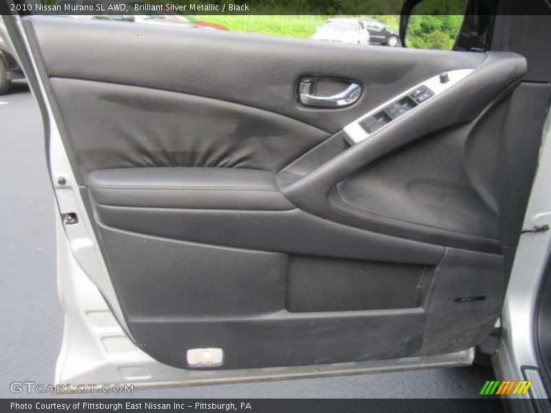 Brilliant Silver Metallic / Black 2010 Nissan Murano SL AWD