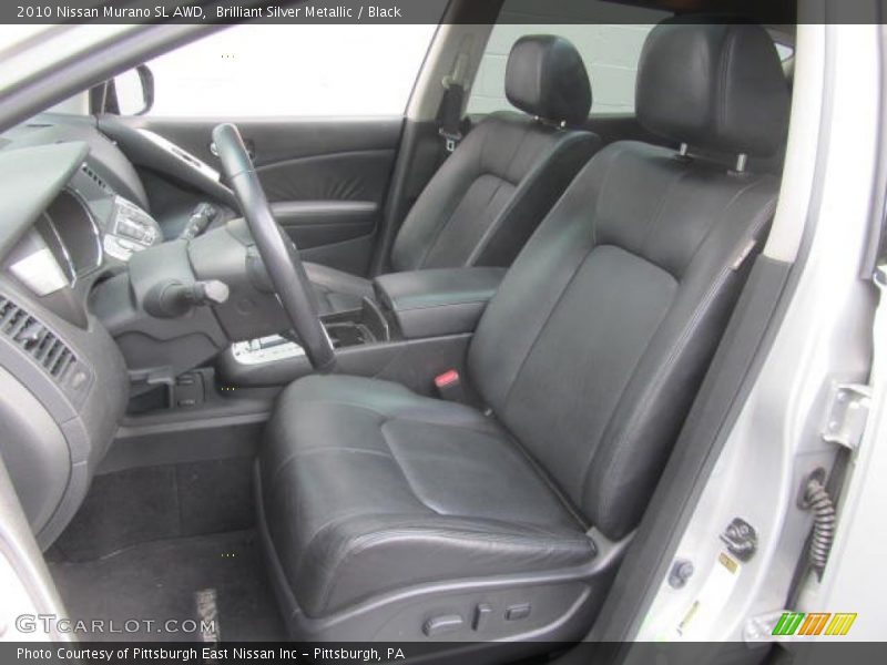Brilliant Silver Metallic / Black 2010 Nissan Murano SL AWD