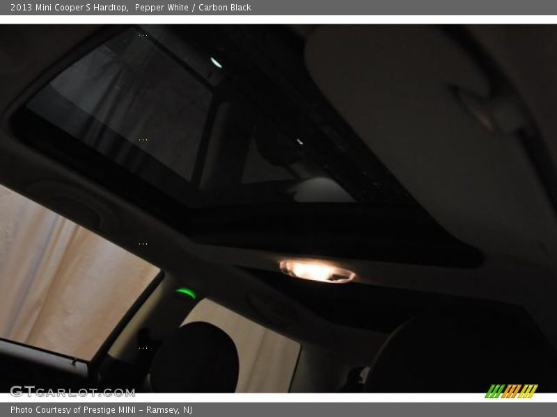 Pepper White / Carbon Black 2013 Mini Cooper S Hardtop