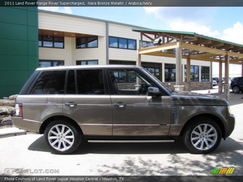 Nara Bronze Metallic / Arabica/Ivory 2011 Land Rover Range Rover Supercharged