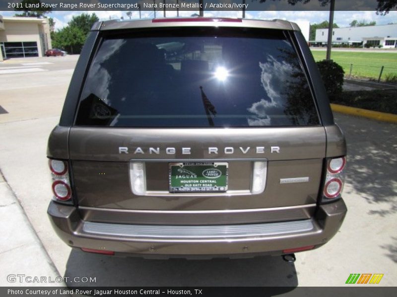 Nara Bronze Metallic / Arabica/Ivory 2011 Land Rover Range Rover Supercharged