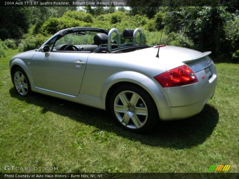 Brilliant Silver Metallic / Ebony 2004 Audi TT 1.8T quattro Roadster
