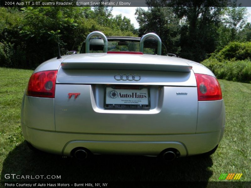 Brilliant Silver Metallic / Ebony 2004 Audi TT 1.8T quattro Roadster