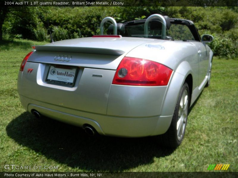 Brilliant Silver Metallic / Ebony 2004 Audi TT 1.8T quattro Roadster