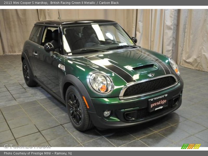 British Racing Green II Metallic / Carbon Black 2013 Mini Cooper S Hardtop