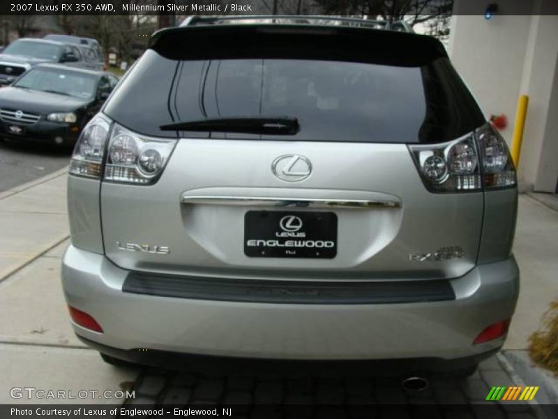 Millennium Silver Metallic / Black 2007 Lexus RX 350 AWD