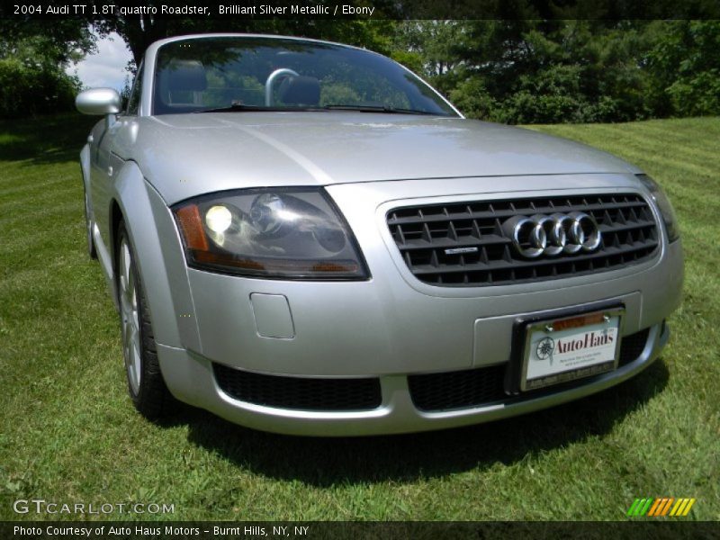 Brilliant Silver Metallic / Ebony 2004 Audi TT 1.8T quattro Roadster