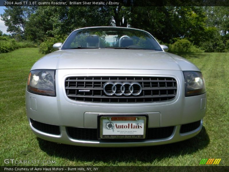 Brilliant Silver Metallic / Ebony 2004 Audi TT 1.8T quattro Roadster