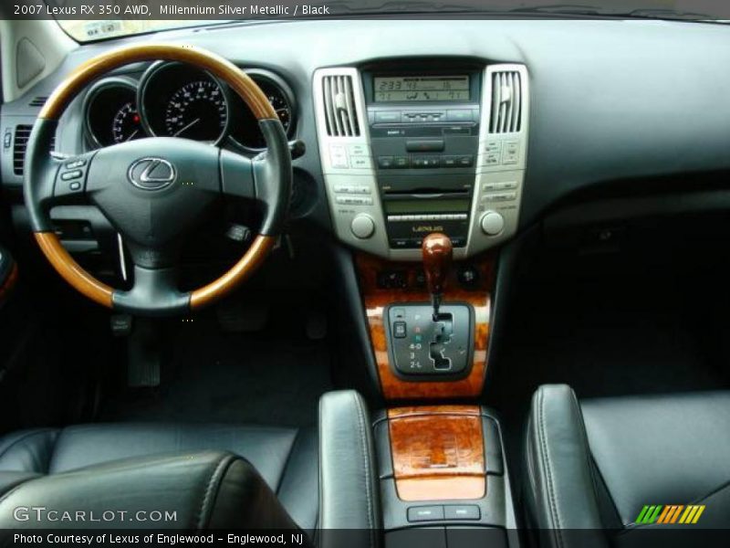 Millennium Silver Metallic / Black 2007 Lexus RX 350 AWD