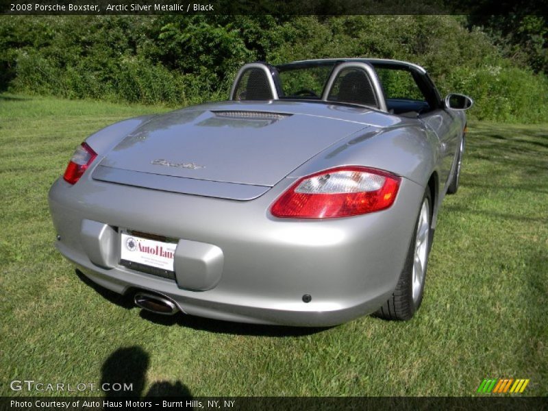 Arctic Silver Metallic / Black 2008 Porsche Boxster