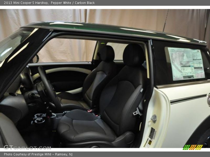 Pepper White / Carbon Black 2013 Mini Cooper S Hardtop