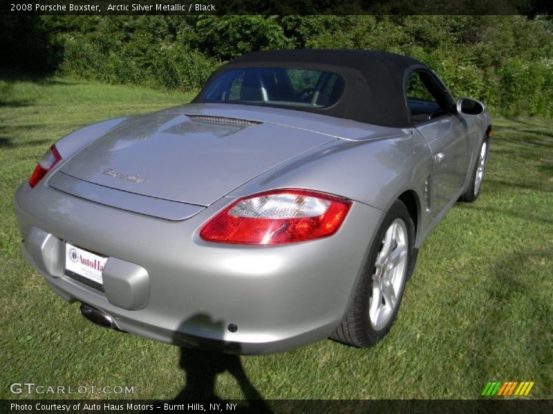 Arctic Silver Metallic / Black 2008 Porsche Boxster