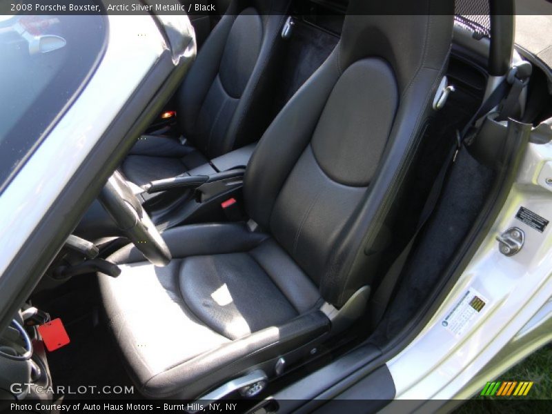 Arctic Silver Metallic / Black 2008 Porsche Boxster