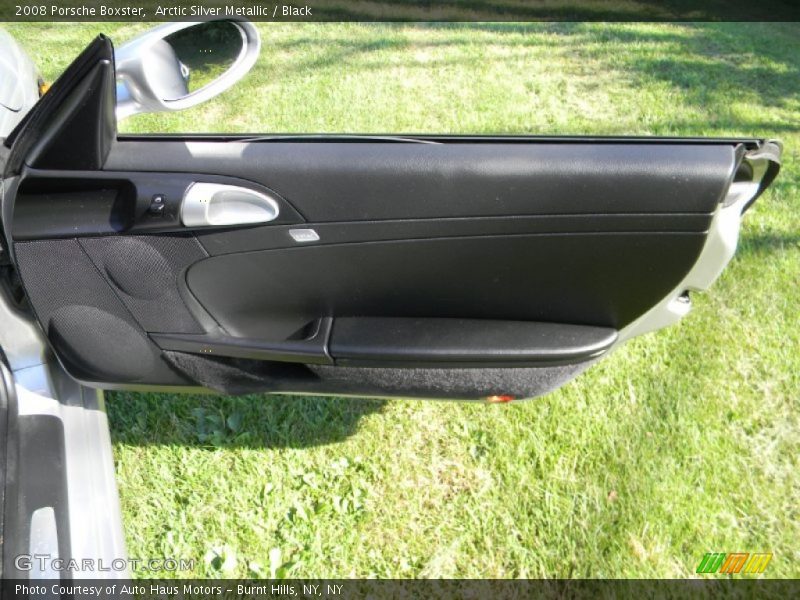 Arctic Silver Metallic / Black 2008 Porsche Boxster