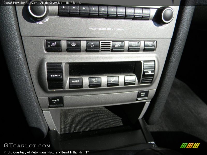 Arctic Silver Metallic / Black 2008 Porsche Boxster