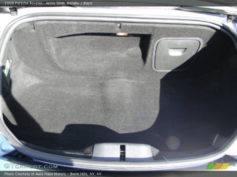 Arctic Silver Metallic / Black 2008 Porsche Boxster