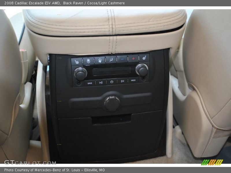 Black Raven / Cocoa/Light Cashmere 2008 Cadillac Escalade ESV AWD