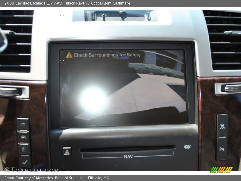 Black Raven / Cocoa/Light Cashmere 2008 Cadillac Escalade ESV AWD