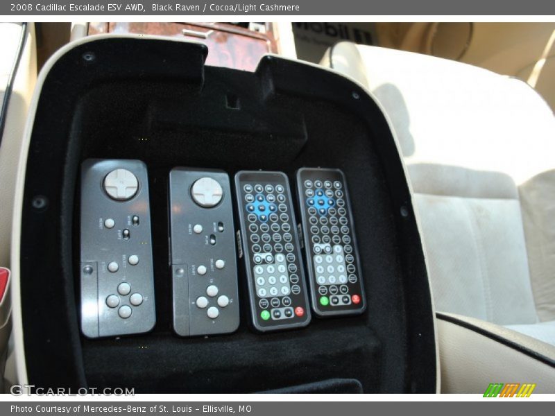 Black Raven / Cocoa/Light Cashmere 2008 Cadillac Escalade ESV AWD