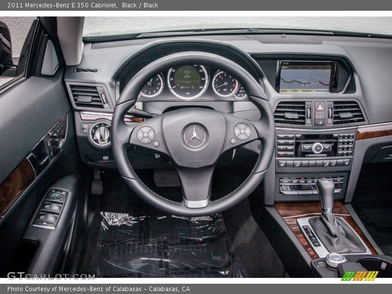 Black / Black 2011 Mercedes-Benz E 350 Cabriolet