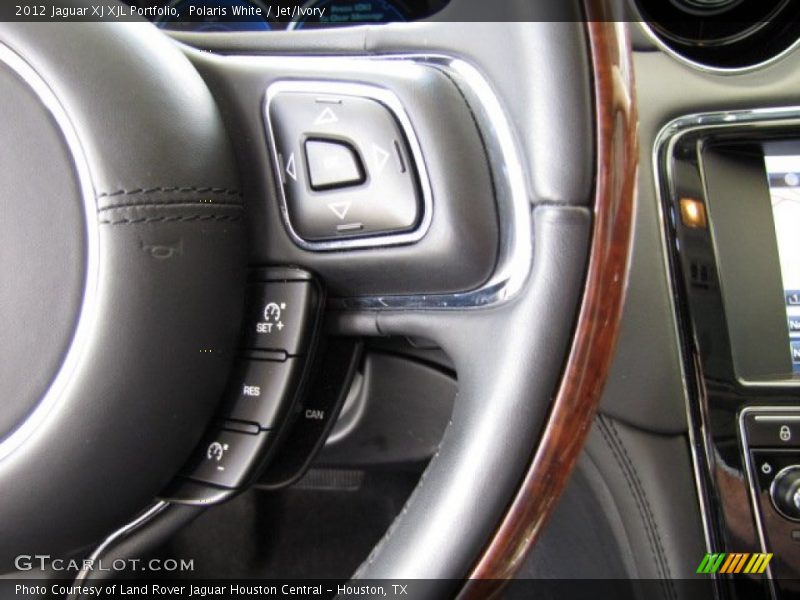 Polaris White / Jet/Ivory 2012 Jaguar XJ XJL Portfolio